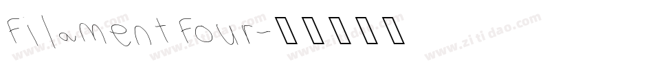 Filament Four字体转换